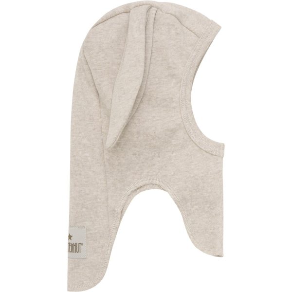 Huttelihut Camel Melange Balaclava Ears Cotton Rib Hot on Sale