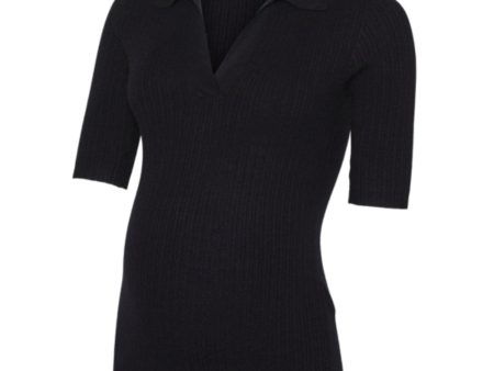 Vero Moda Maternity Black Holly Polo Pullover Noos Online Sale