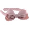 Bow s by Stær Hairband Classic Large Bow - Antique Rose For Cheap