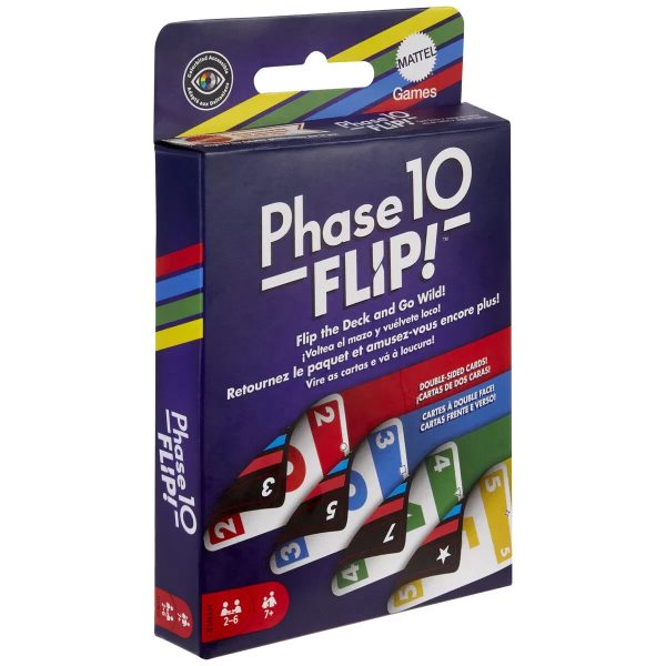 Mattel Games Phase 10 Flip For Discount