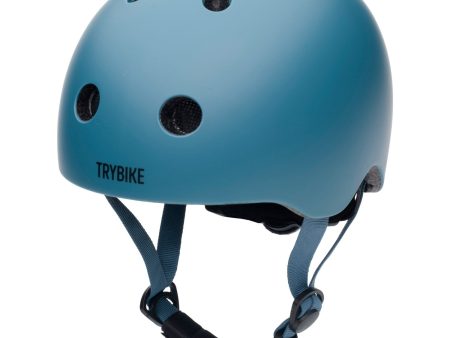 Trybike Vintage Blue Bike Helmet With retrolook Cheap