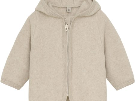 Huttelihut Camel Melange Jacket Ears Cotton Fleece Online