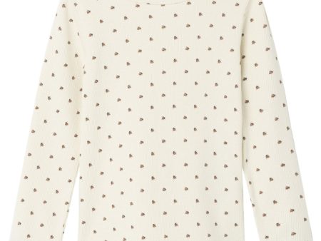 Lil Atelier Turtledove Ladybug Lago Kim Slim Blouse Noos Sale