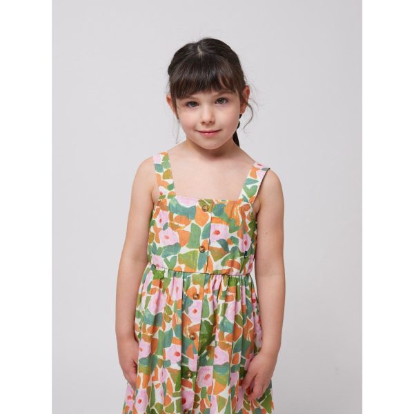 Bobo Choses Multicolor Floral Strap Dress Online Sale