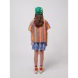 Bobo Choses Blue Wavy Bobo Choses All Over Waffle Skirt For Sale