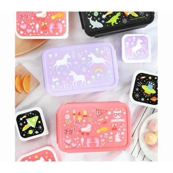 A Little Lovely Company Unicorn Dreams Bento Lunch Box on Sale