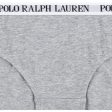 Polo Ralph Lauren White Polo Black Solid 3 Pack Bikini For Sale