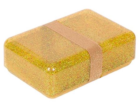 A Little Lovely Company Lunch Box Glitter Gold For Discount