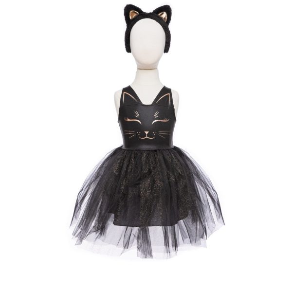 Great Pretenders Black Cat Dress and Headpiece For Discount