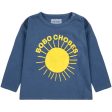 Bobo Choses Navy Blue Baby Bobo Choses Sun Navy T-Shirt Discount