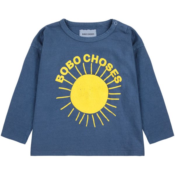 Bobo Choses Navy Blue Baby Bobo Choses Sun Navy T-Shirt Discount