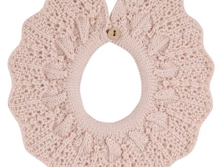 Cóndor Nude Merino Wool Blend Openwork Collar Hot on Sale