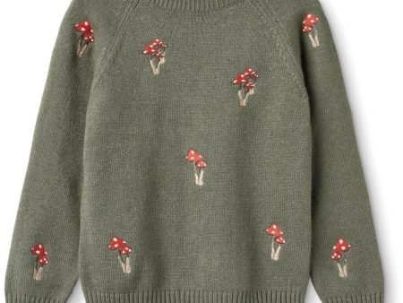 Fliink Beetle Benna Mushroom Pullover on Sale