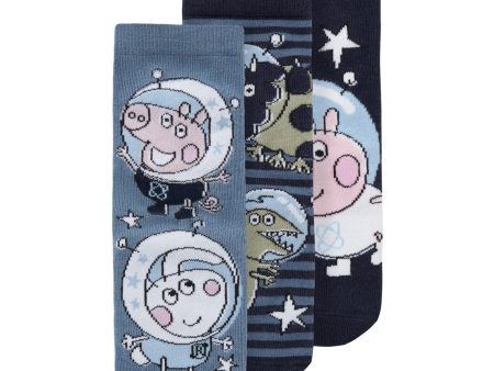 Name It Navy Blazer Depak Peppa Pig 3-pack Socks Supply