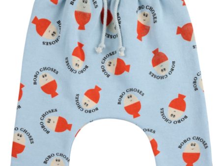 Bobo Choses Light Blue Morning Egg All Over Harem Pants Online Sale