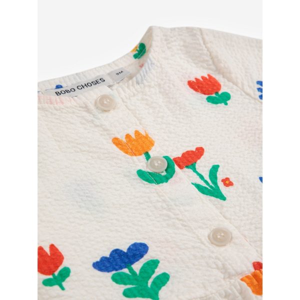 Bobo Choses Offwhite Garden Party All Over Woven Dress Hot on Sale