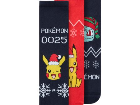 Name It Dark Sapphire Odis Pokemon 3-pack Socks Online Hot Sale