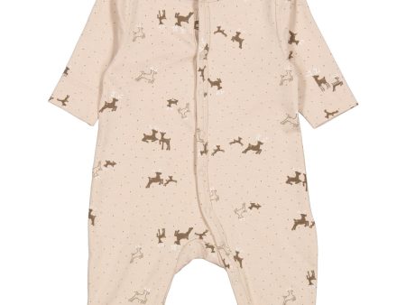 MarMar Modal Smooth Print Reindeer Ruka Onesie Online Hot Sale