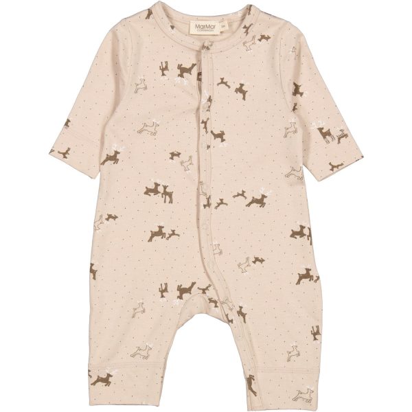 MarMar Modal Smooth Print Reindeer Ruka Onesie Online Hot Sale