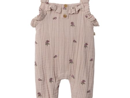 Lil Atelier Shadow Gray Tamina Loose Overalls Discount