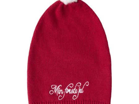 Name It Jester Red Rixmasine Knit Santas Hat Online Sale