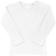 COPENHAGEN COLORS White Rib Jersey Classic Longsleeve Shirt For Sale