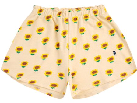 Bobo Choses Offwhite Sunflower All Over Shorts Hot on Sale