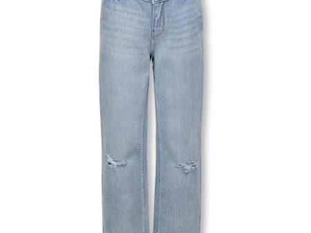 kids ONLY Light Blue Denim Comet Straight Denim Jeans For Sale