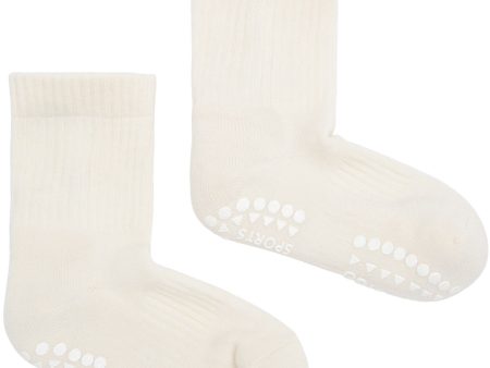 Gobabygo Off White Sports Socks Online Sale