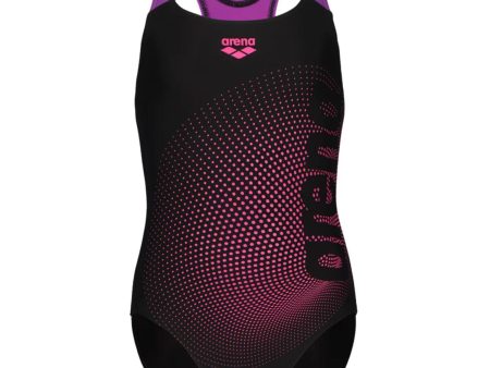 Arena Black-Violet Dim Light Swimsuit Swim Pro Back L Cheap