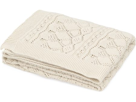 Cam Cam Copenhagen Off White Pointelle Baby Knit Throw Fashion