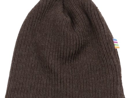 Joha Wool Dark Brown Hat 2-layered Fashion