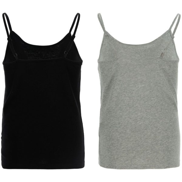 Polo Ralph Lauren Black Andover Heather 2 Pack Polo Camisole Discount