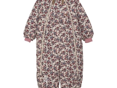 Minymo Smoke Gray Snow Suit AOP Fashion