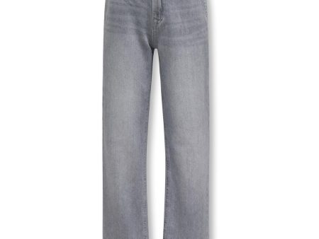 kids ONLY Medium Grey Denim Comet Straight Leg Denim Jeans For Cheap