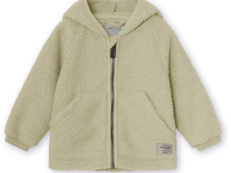 Mini A ture Elm Green Liff Teddyfleece Jacket. GRS For Discount