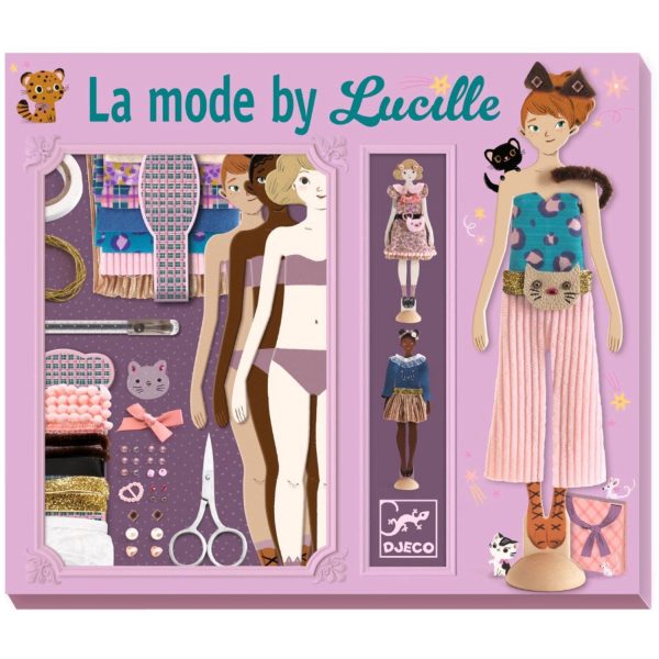 Djeco Paper Dolls, Fashion by Lucille For Sale