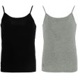 Polo Ralph Lauren Black Andover Heather 2 Pack Polo Camisole Discount