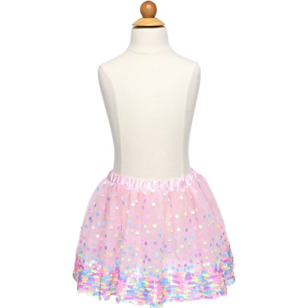 Great Pretenders Party Fun Sequins Skirt - Pink Neon Online Sale