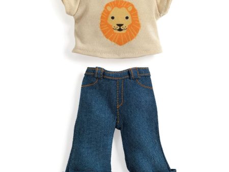 Djeco Lovely Pomea, Doll Clothing - Set With Jeans Online Sale