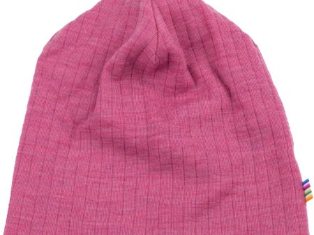 Joha Wool Pink Beanie Hat Online