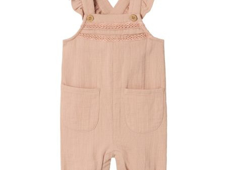 Lil Atelier Rugby Tan Salene Loose Overalls Fashion