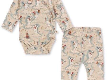 Konges Sløjd Let It Snow Basic Newborn Set Gots Online Hot Sale