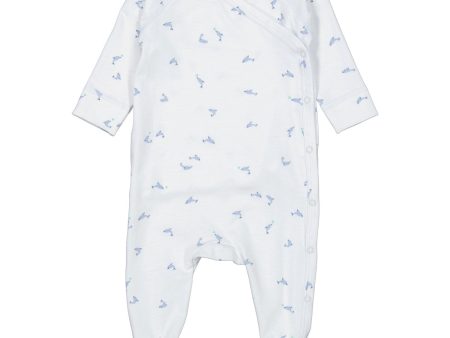 MarMar New Born Modal Smooth Print Dolphin Rubello Romper For Sale