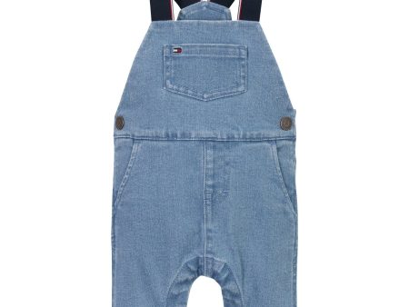 Tommy Hilfiger Denim Medium Denim Dungaree on Sale