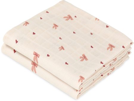 Cam Cam Copenhagen Bows Muslin Cloth 2-pack on Sale