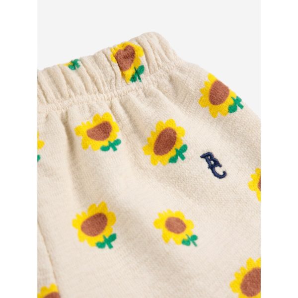 Bobo Choses Beige Sunflower All Over Jogging Pants Cheap