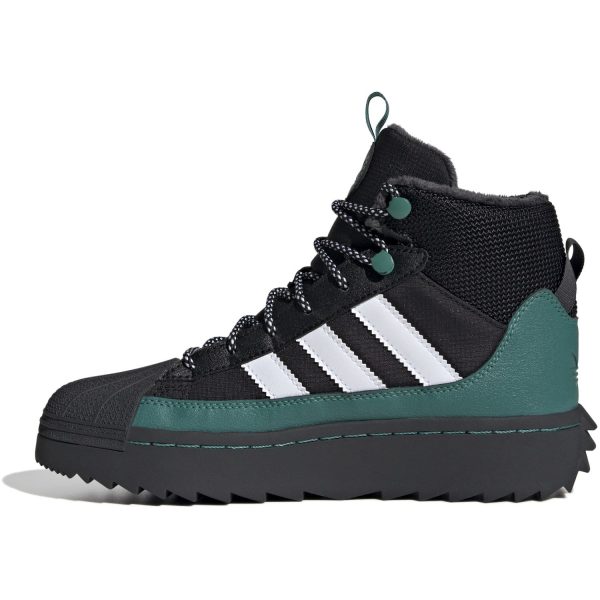 adidas Originals Cblack Ftwwht Activeg Superstar Winter Trek J Boots Hot on Sale