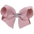 Bow s by Stær Classic Bow - Antique Rose Silver Glitter - 10 cm Online Sale