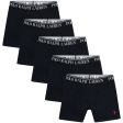 Polo Ralph Lauren Polo Black Cotton Stretch 5 Pack Boxer Hot on Sale